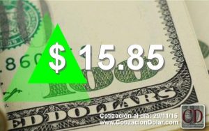 29/11/2016 sube el dolar a $15,85