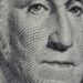 Dolar de 100 detalle cara de Washington